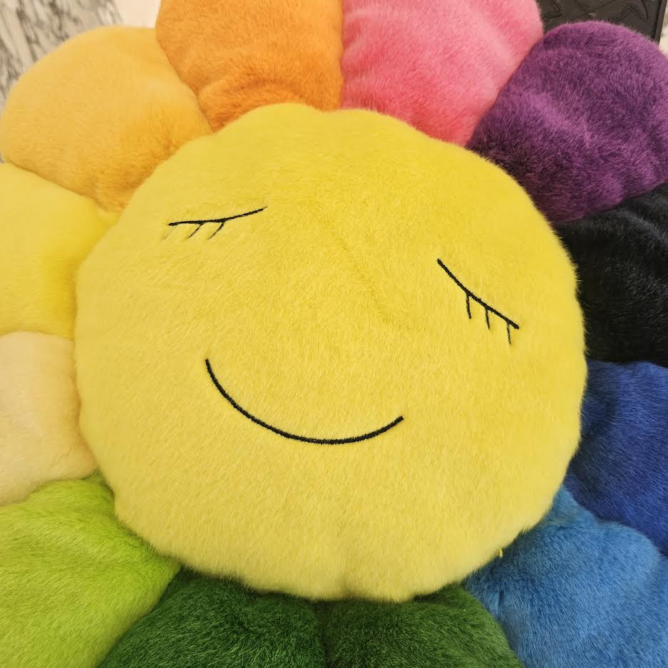Takashi Murakami × Kaikai Kiki. 2019SS Flower Cushion 60cm 村上隆 × カイカイキキ フラワークッション 60cm