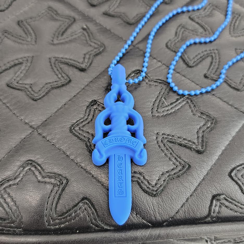 クロムハーツ　ラバーラージダガー シリコンネックレス CHROME HEARTS Large Dagger Silicon Rubber Necklace クロムハーツ