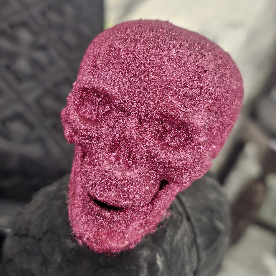 CHROME HEARTS JOE FOTI Glitter Skull Dog Display Toy クロムハーツ ジョーフォティ グリッター スカル ドッグ ディスプレイトイ