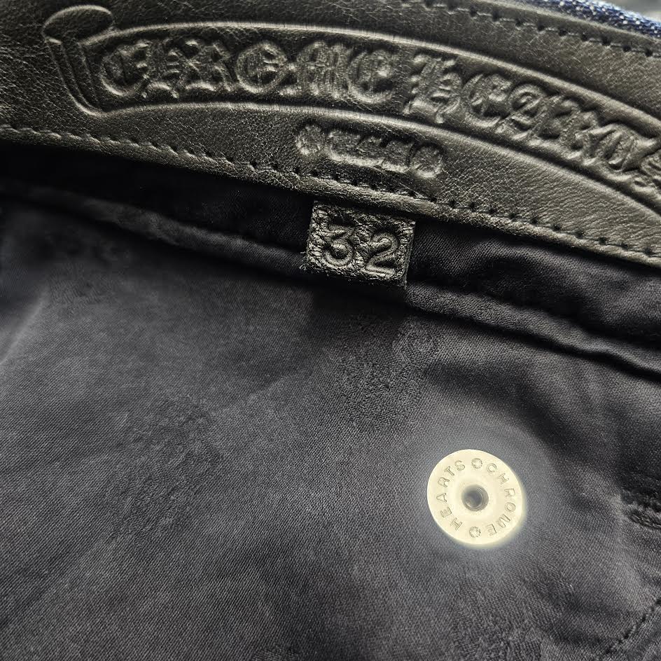CHROME HEARTS Carpenter Cross Ball Button Denim Shorts Size 32 クロムハーツ カーペンター クロスボールボタン デニムショーツ サイズ32