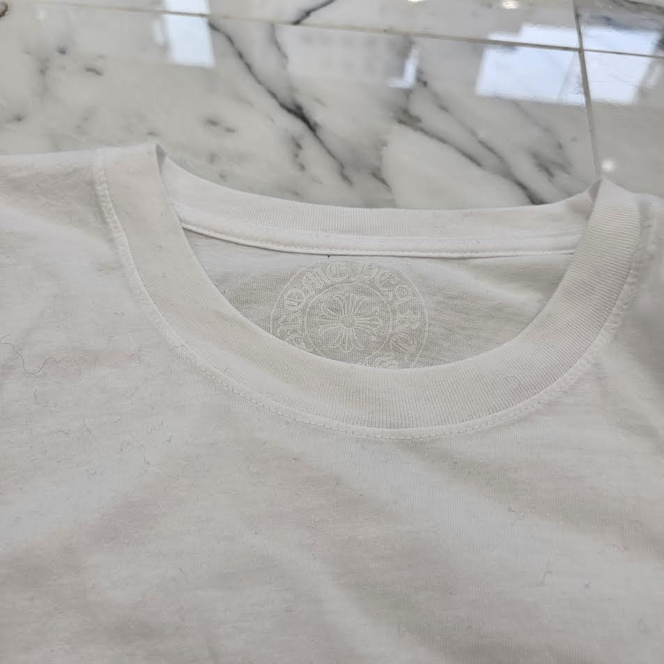 CHROME HEARTS Floral Cross Horseshoe Long Sleeve Tee Size XXL クロムハーツ フローラルクロス ホースシュー ロングスリーブTシャツ サイズXXL