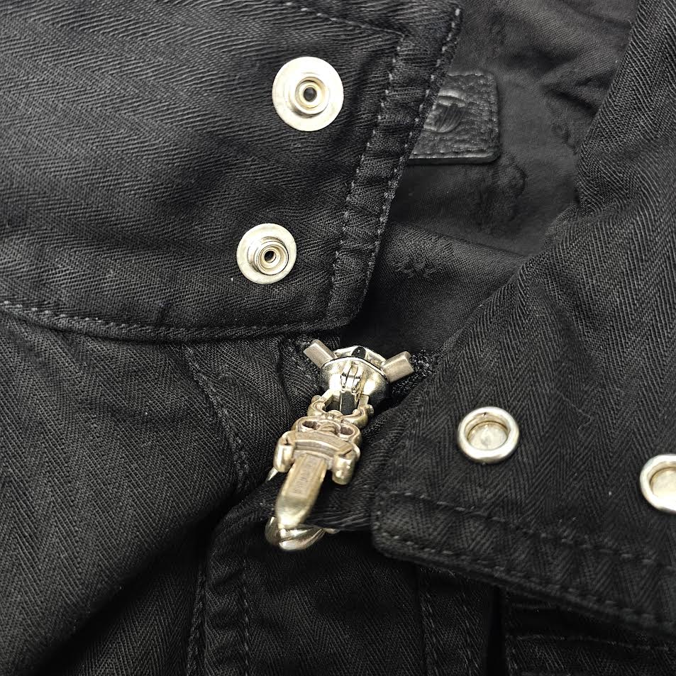 CHROME HEARTS CHERRY BOMB Cross Ball Military Jacket Size L クロムハーツ チェリーボム クロスボール ミリタリージャケット サイズL