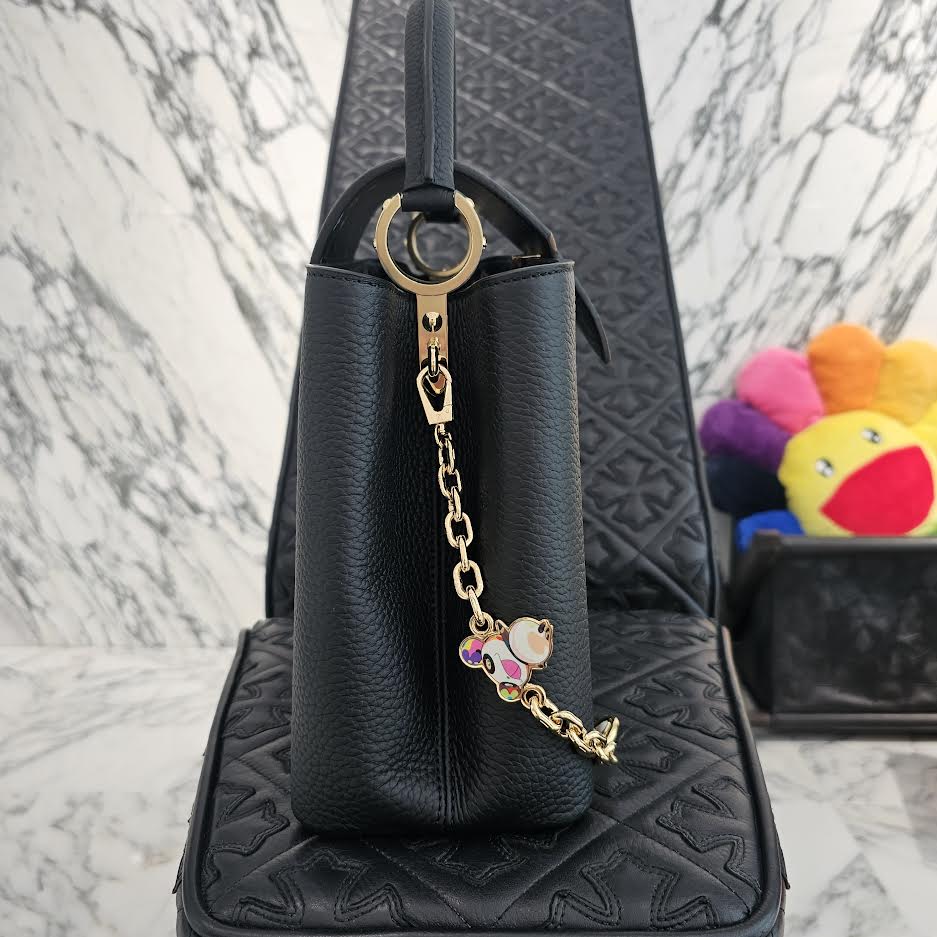 LOUIS VUITTON × Takashi Murakami 2025SS Capucines MM "Noir" M13878 ルイヴィトン × 村上隆 カプシーヌ MM "ノワール"