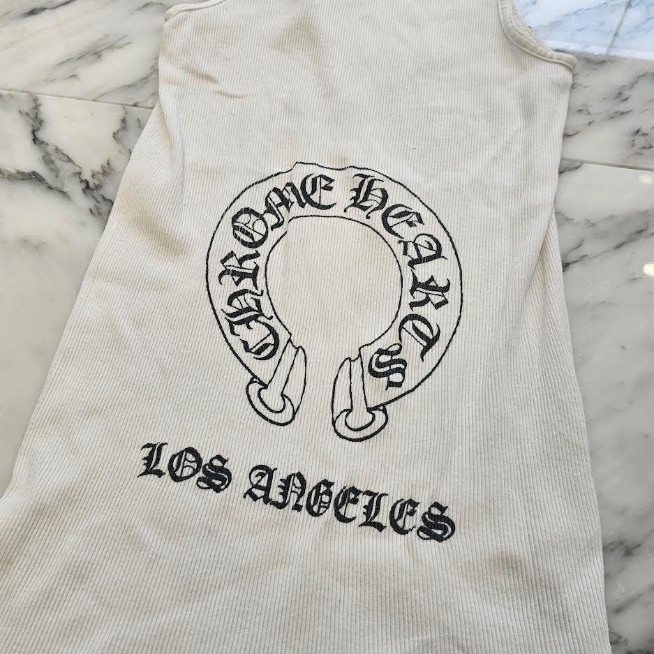 CHROME HEARTS Los Angels Limited Fuck You Horseshoe Rib Tank Top Size M クロムハーツ ロサンゼルス限定 ファックユー ホースシュー リブ タンクトップ サイズM