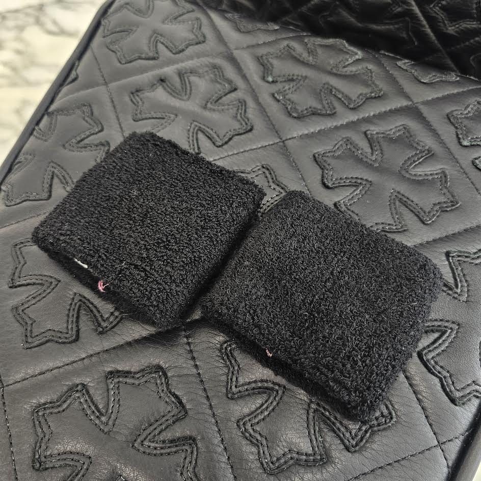 CHROME HEARTS Patent Leather Cross Patch Wrist Band Size ONE SIZE（7cm）クロムハーツ パテントレザー クロスパッチ リストバンド サイズONE SIZE（7cm）