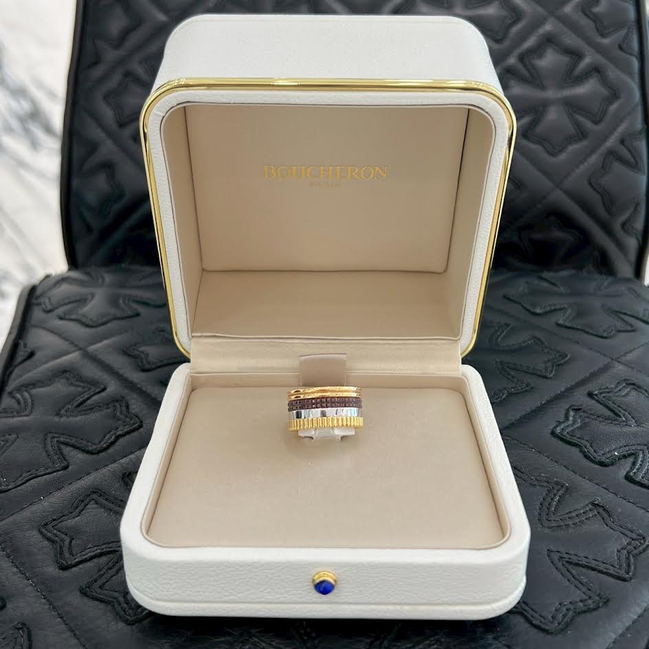 BOUCHERON QUATRE CLASSIQUE RING Large JRG0025759 M33548 Size T59（19号） ブシュロン キャトル クラシック リング ラージ サイズT59（19号）