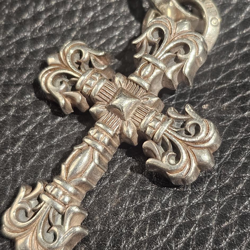 CHROME HEARTS Larger Filigree Cross Shilver Pendent Top クロムハーツ ラージ フィリグリークロス シルバー ペンダントトップ