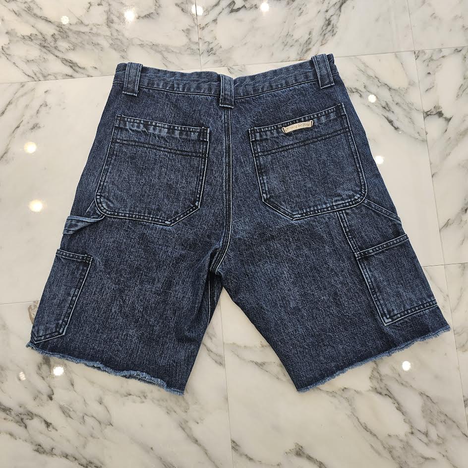 CHROME HEARTS Carpenter Cross Ball Button Denim Shorts Size 32 クロムハーツ カーペンター クロスボールボタン デニムショーツ サイズ32