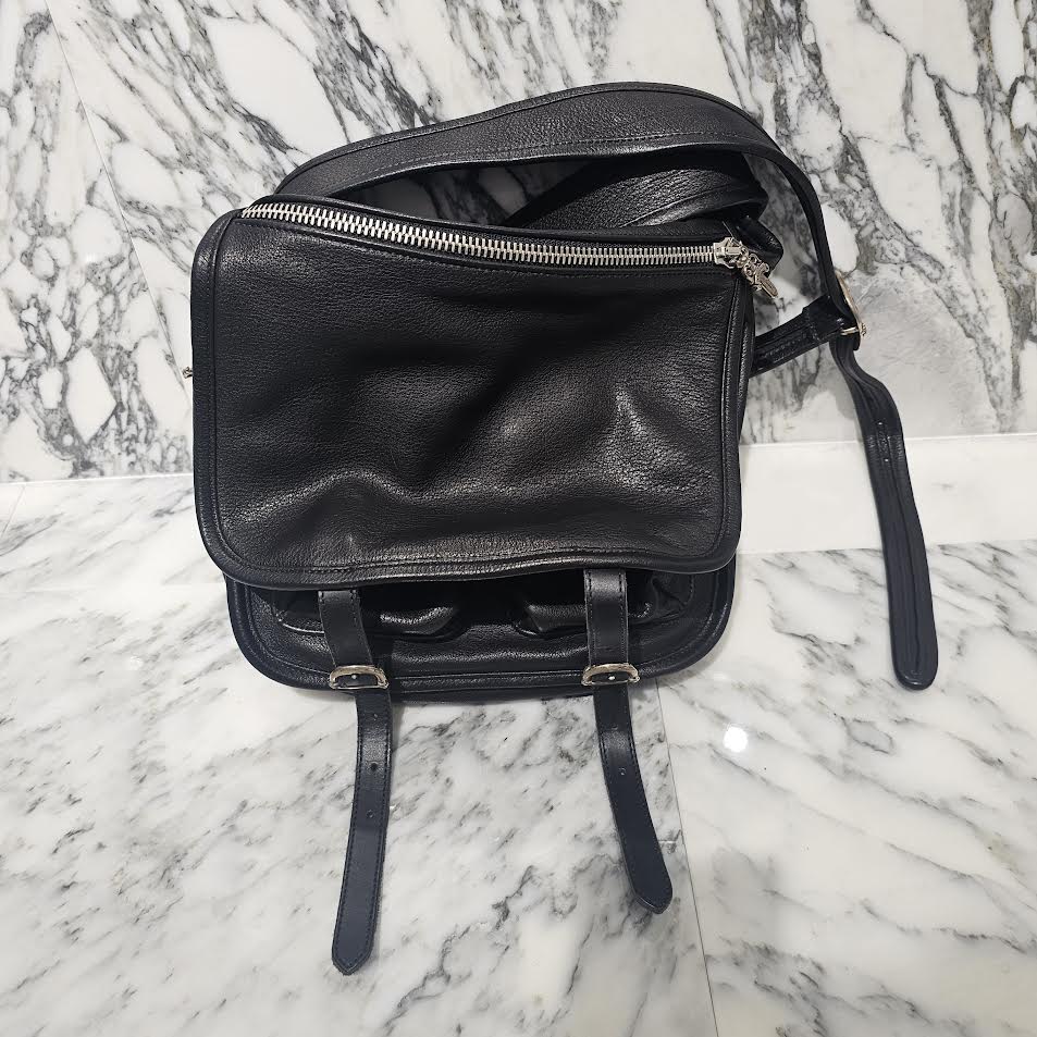 【CHROME HEARTS】ガンスリンガー レザー ショルダーバッグ クロムハーツ ガンスリンガー ショルダーバッグ レザー×925