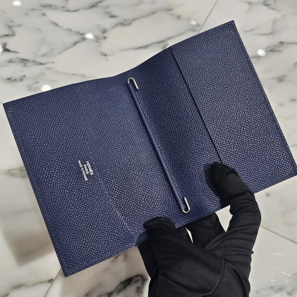 HERMES AGENDA PM "Orange/Blue Saphir" B刻印 エルメス アジェンダ PM "オレンジ/ブルーサフィール" レザーブックカバー 手帳