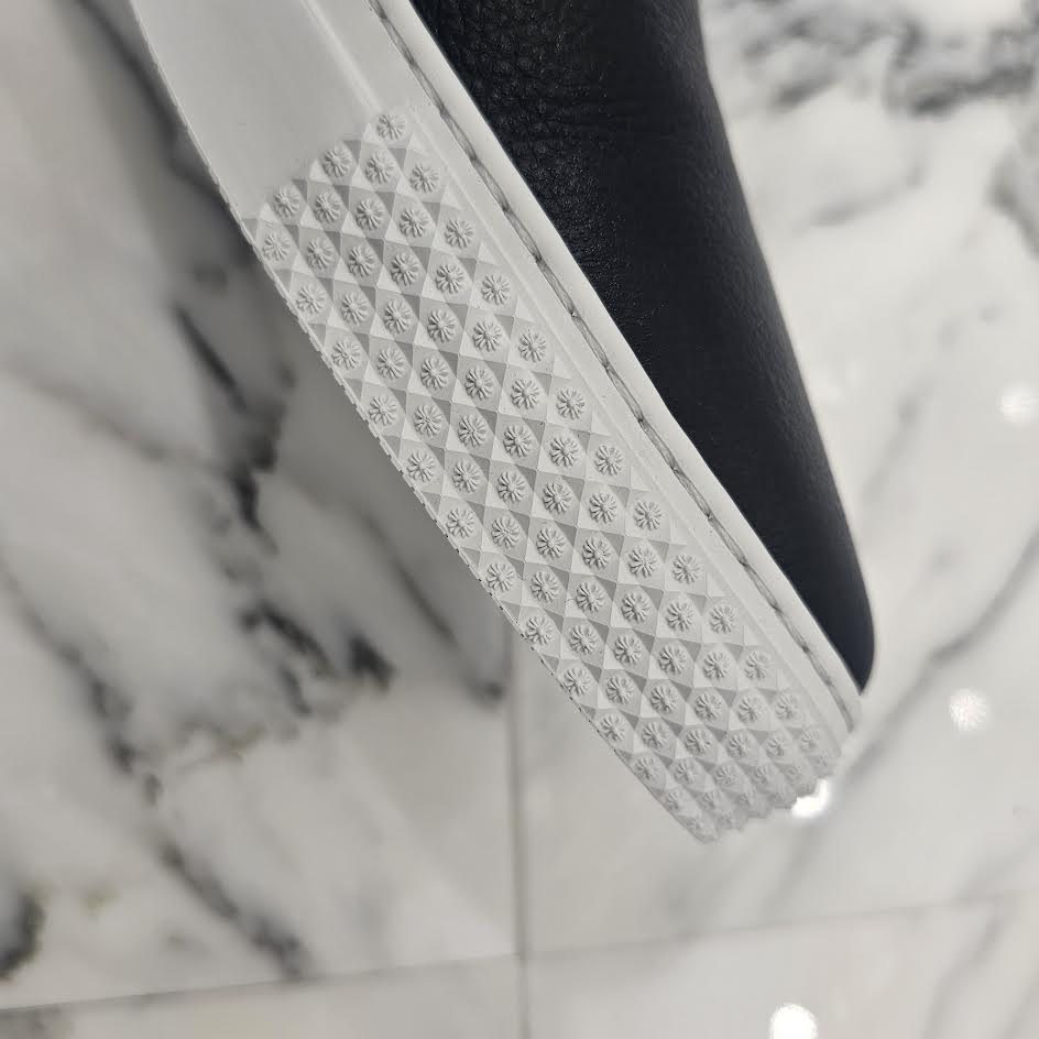 CHROME HEARTS CH Plus Leather Patch Dagger Slip On Size 42(26.5cm-27cm) クロムハーツ CHプラス レザーパッチ ダガー スリッポン サイズ42(26.5cm-27cm)