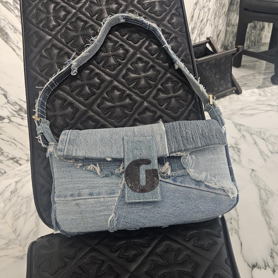 GALLERY DEPT. Josue Thomas ReMake Denim Messenger Bag ギャラリーデプト. ジョシュ トーマス リメイク デニム メッセンジャーバッグ