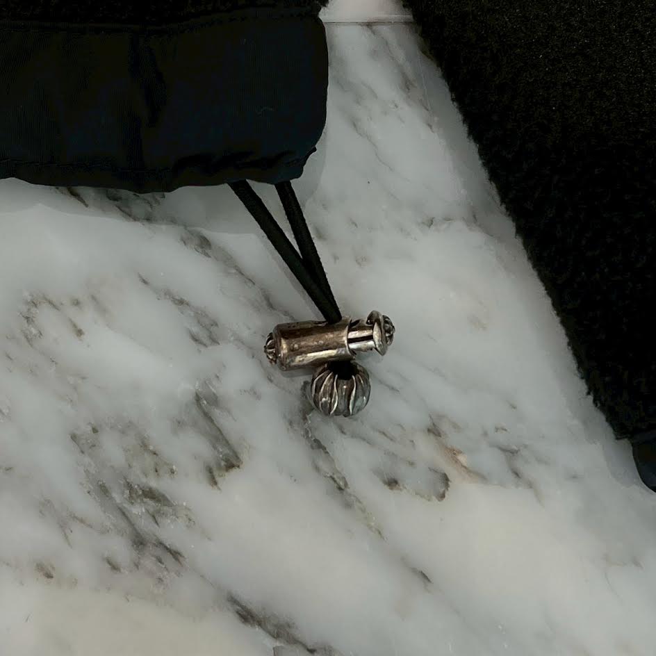 CHROME HEARTS Y NOT Horseshoe Embroidery Fleece Half Zip Sweatshirt Size L クロムハーツ ワイノット ホースシュー刺繍 フリース ハーフジップ スウェットシャツ サイズL