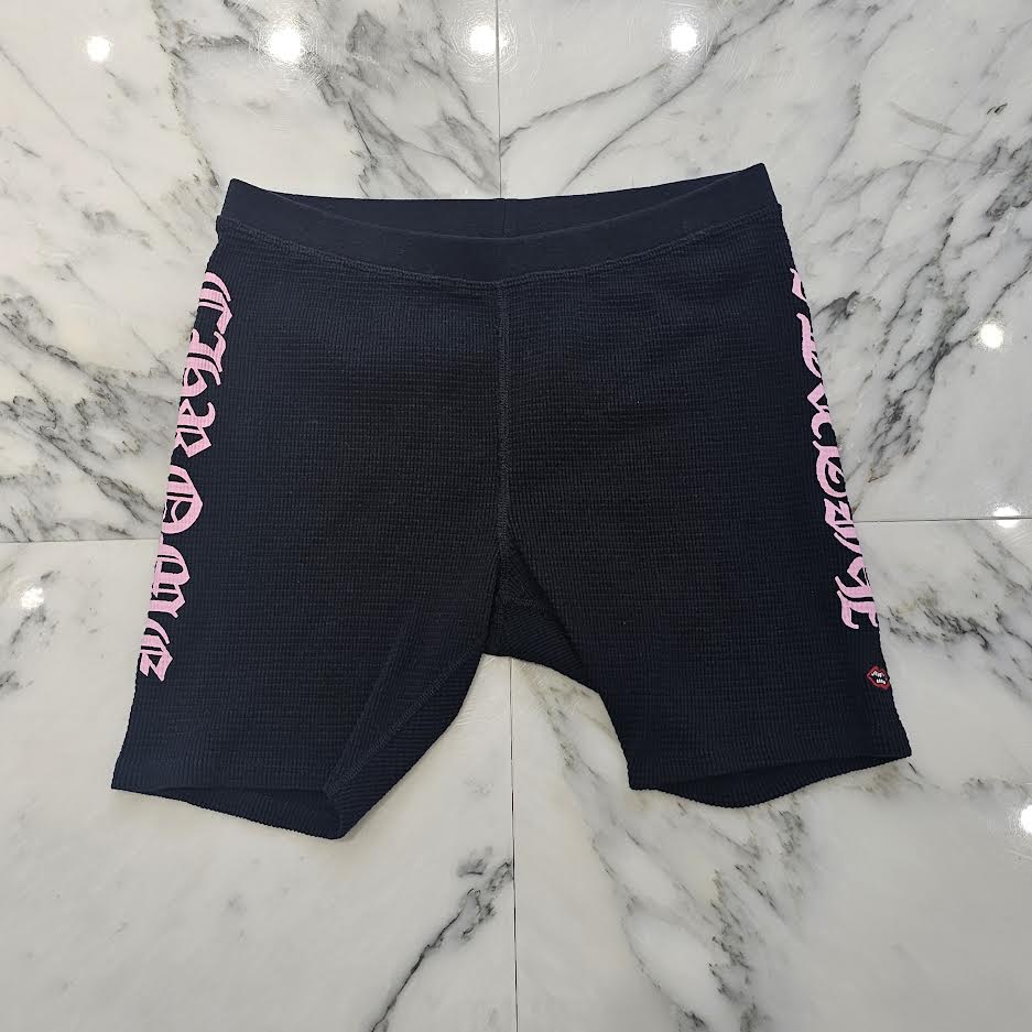 CHROME HEARTS × MATTY BOY Chomper Embroidery Side Logo Thermal Shorts Size L クロムハーツ×マティボーイ チョンパー刺繡 サイドロゴ サーマルショーツ サイズL