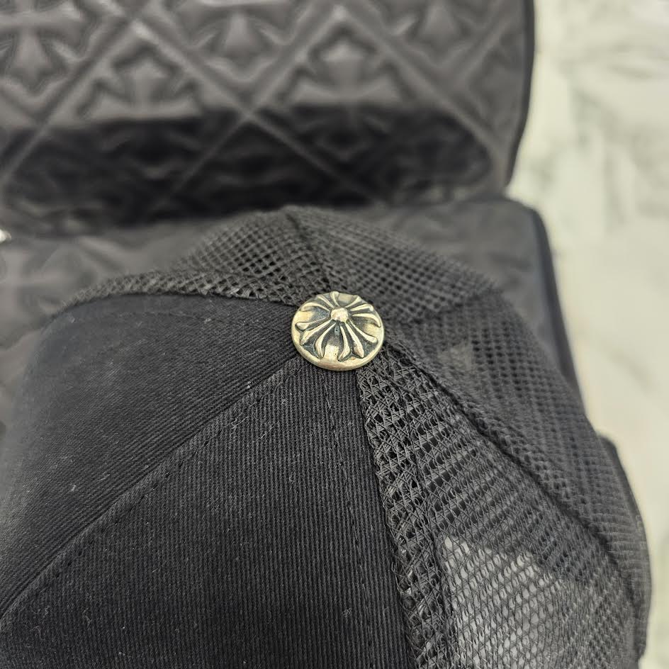 CHROME HEARTS Hollywood Limited King Taco 3 Cemetery Cross Patch Trucker Mesh Cap Size ONE SIZE（53-60）クロムハーツ ハリウッド限定 キングタコ 3セメタリークロスパッチ トラッカー メッシュキャップ サイズONE SIZE（53-60）