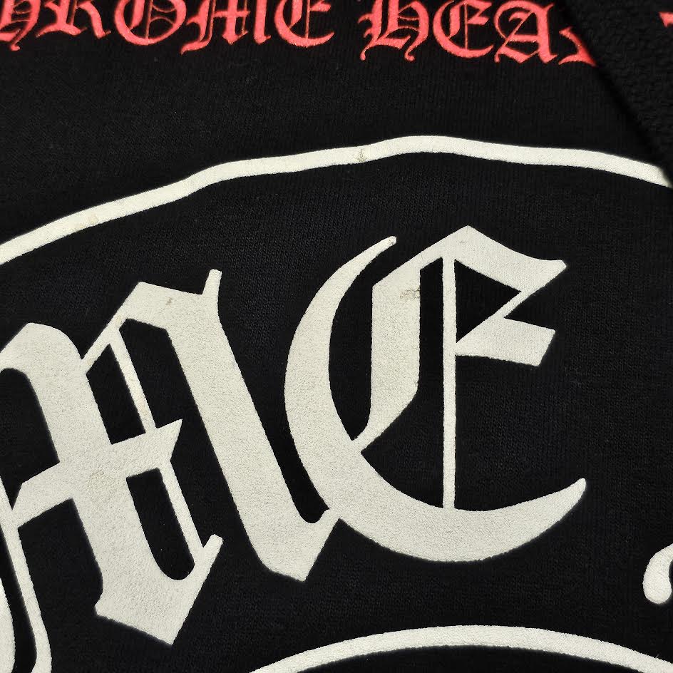 CHROME HEARTS Stencil Pullover Hoodie Size M クロムハーツ ステンシルプルオーバーフーディ サイズM