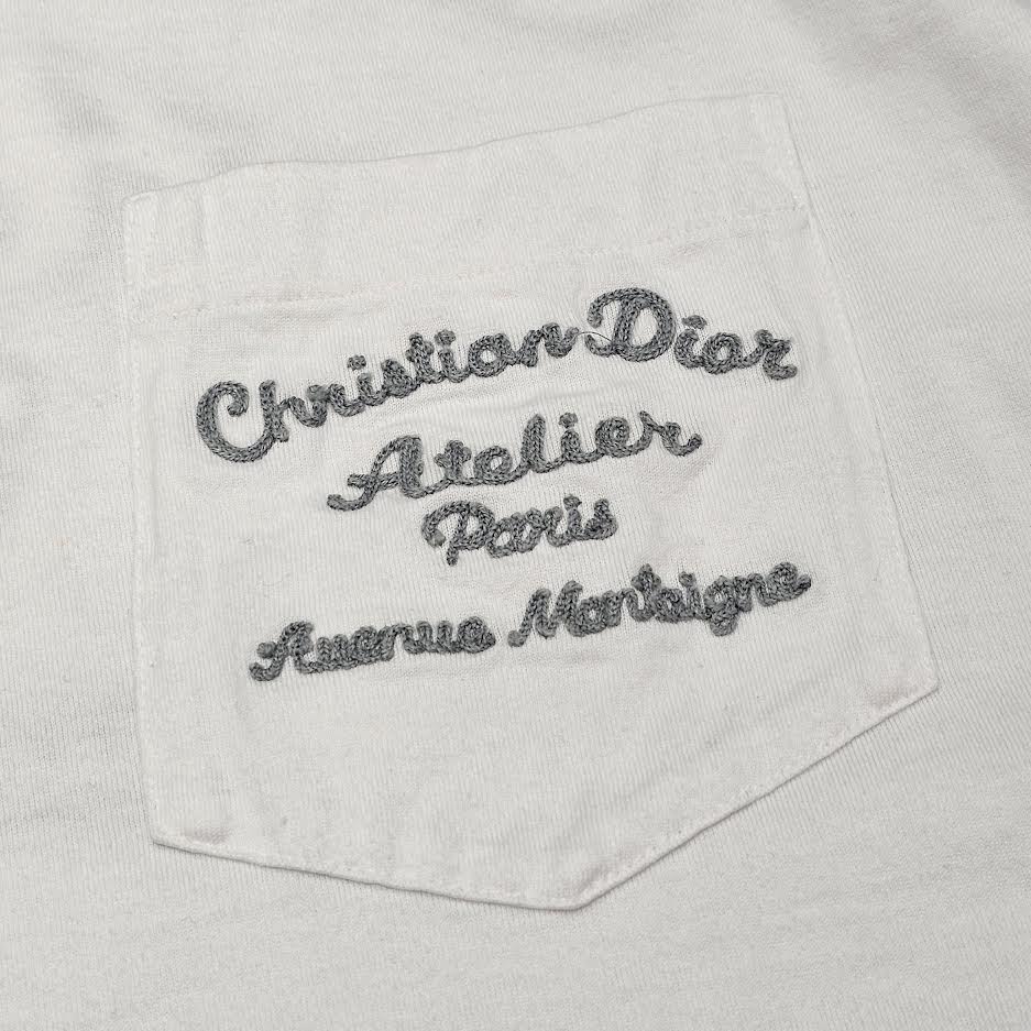 DIOR 2023SS Christian Dior Atelier Embroidery Tee 293J645A0677 Size XXL ディオール クリスチャンディオール アトリエ刺繍 Tシャツ サイズXXL