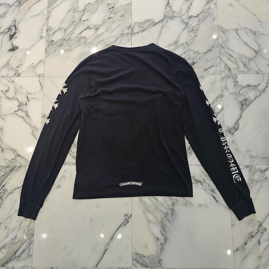 CHROME HEARTS Arm CH Plus Logo Long Sleeve Tee Size M クロムハーツ 袖 CHプラス ロゴ ロングスリーブ Tシャツ サイズM