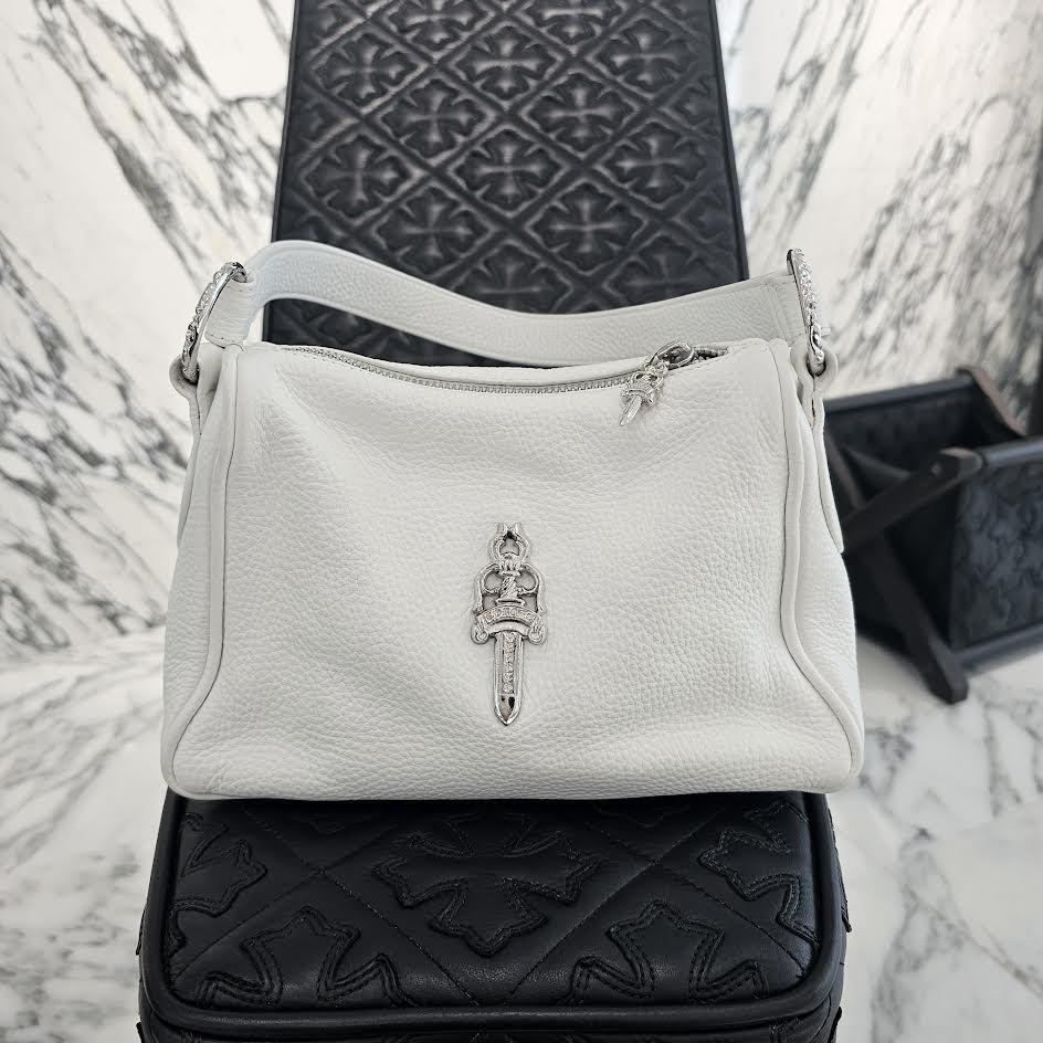 CHROME HEARTS CHICKEN NUGGET Small Leather Shoulder Bag クロムハーツ チキンナゲット スモールレザー ショルダーバッグ