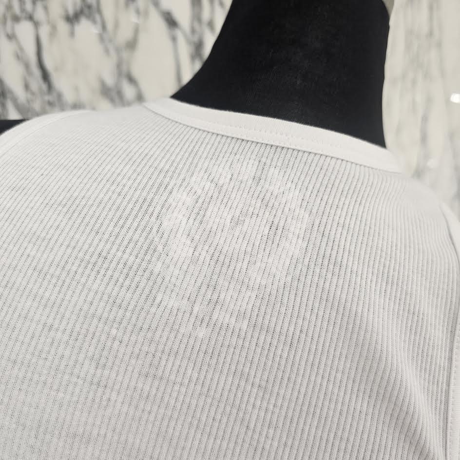 CHROME HEARTS St. Barth Limited Beads Embroidery Cross Tank Top Size M/L クロムハーツ セントバース限定 ビーズ刺繍 クロス タンクトップ サイズM/L