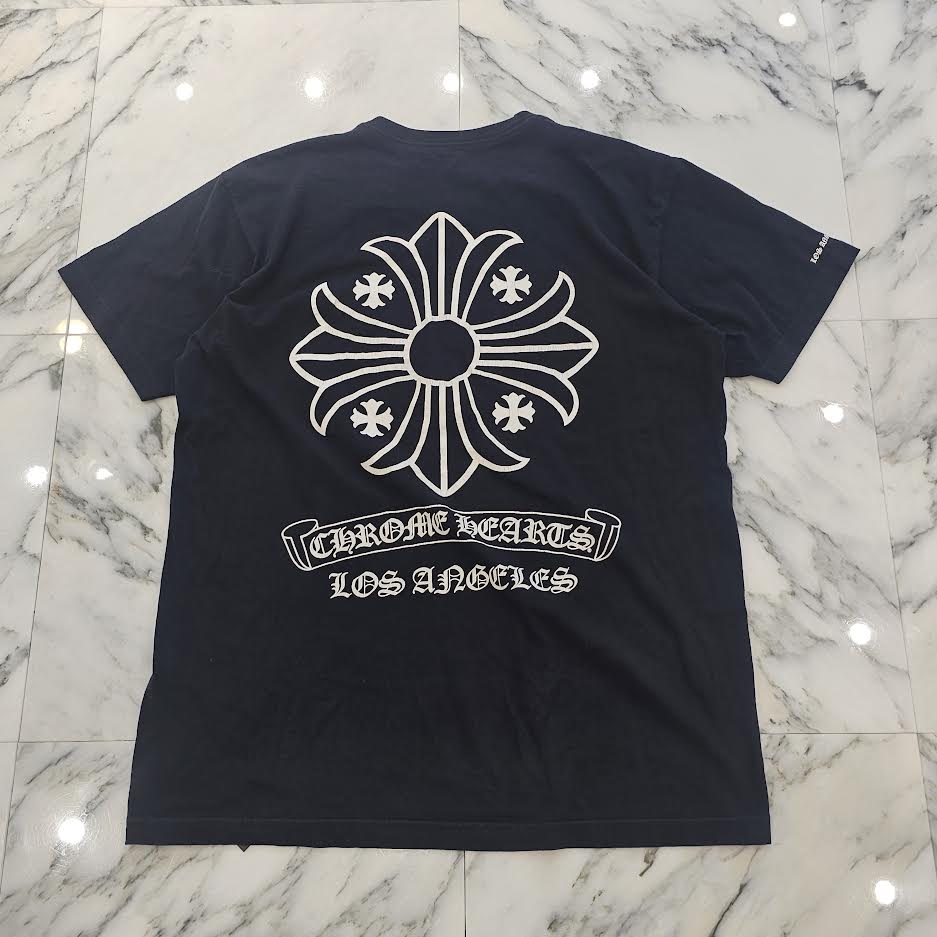 CHROME HEARTS Los Angeles Limited Back Scroll CH Plus Tee Size L クロムハーツ ロサンゼルス限定 バックスクロール CHプラス Tシャツ サイズL