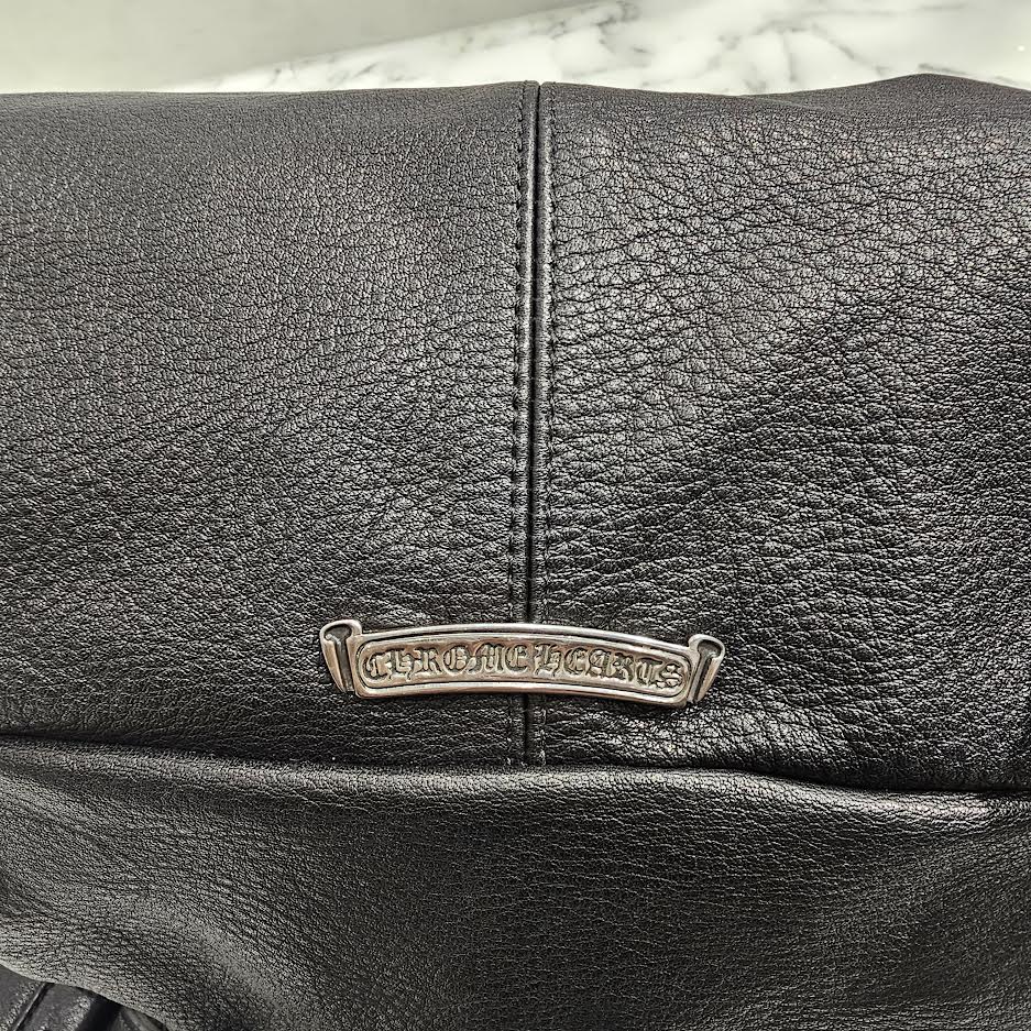 CHROME HEARTS SNAT PACK Leather Shoulder Bag Extra Large クロムハーツ スナットパック レザー ショルダーバッグ エクストララージ