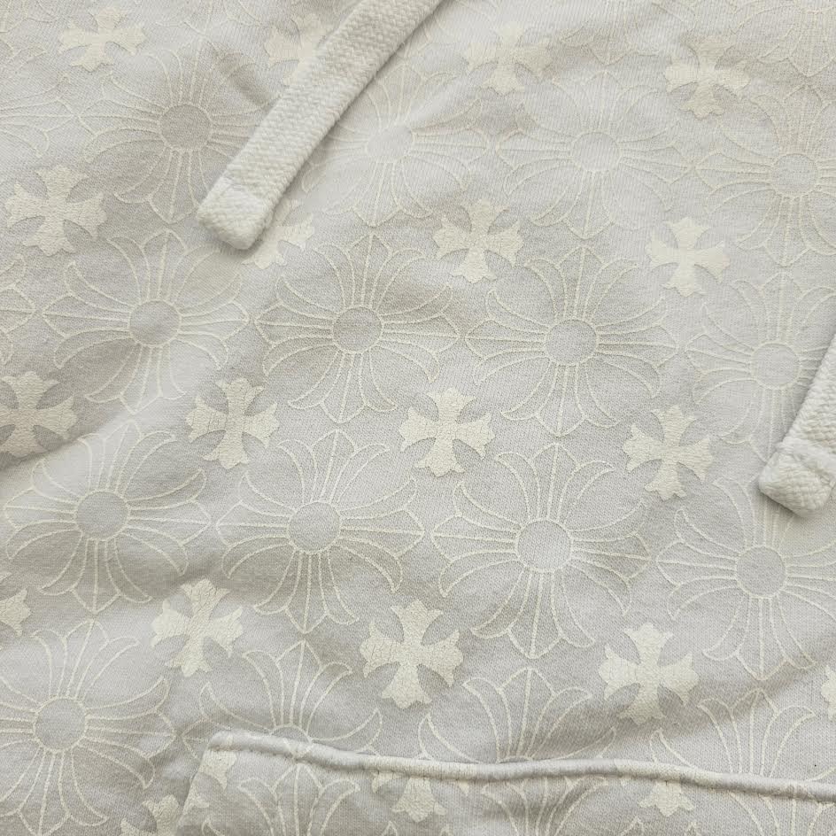 CHROME HEARTS CH Plus Print Horseshoe Pullover Hoodie Size L クロムハーツ CHプラス プリント ホースシュー プルオーバー フーディ サイズL