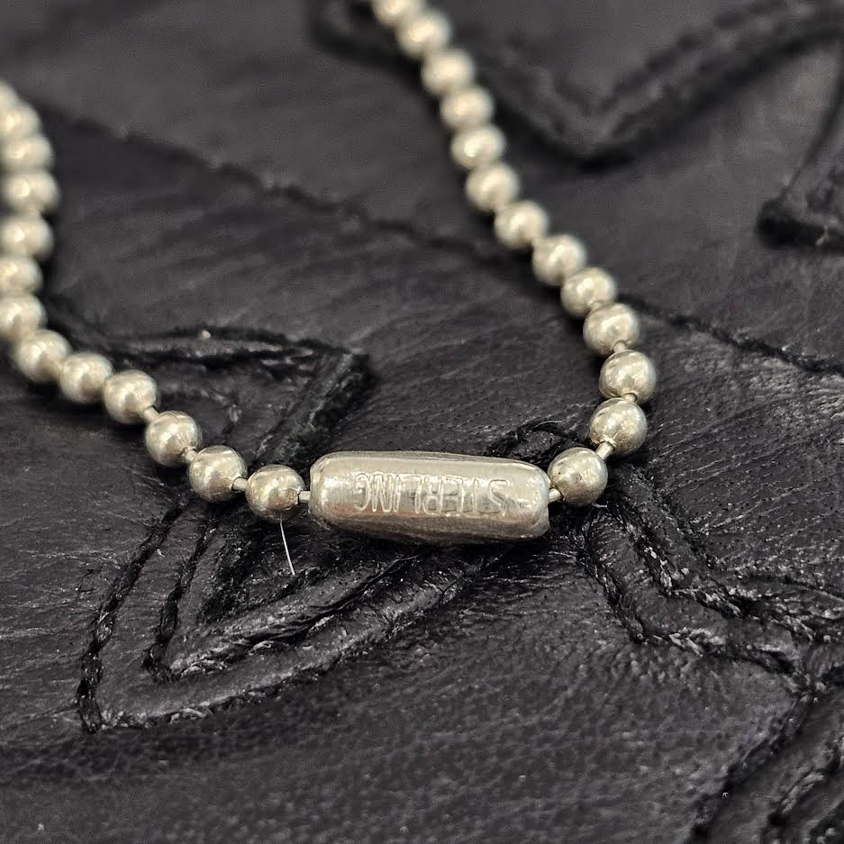 【新品　未使用】クロムハーツ　ボールチェーン　ネックレス　30インチ Chrome Hearts - 【新品】クロムハーツ ボールチェーン シルバー