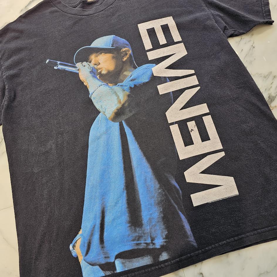 Vintage 00's EMINEM "On The Mic" ALSTYLE S/S Tee 00's エミネム "オンザイマイク" Tシャツ