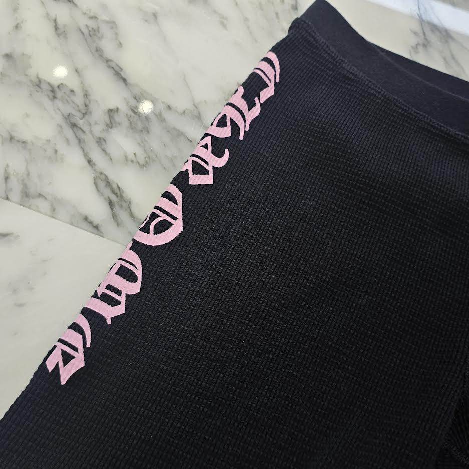 CHROME HEARTS × MATTY BOY Chomper Embroidery Side Logo Thermal Shorts Size L クロムハーツ×マティボーイ チョンパー刺繡 サイドロゴ サーマルショーツ サイズL