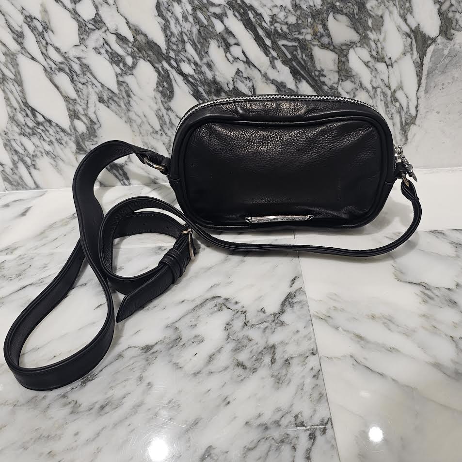 CHROME HEARTS Dagger BARRET Leather Shoulder Bag クロムハーツ ダガー バレット レザー ショルダーバッグ