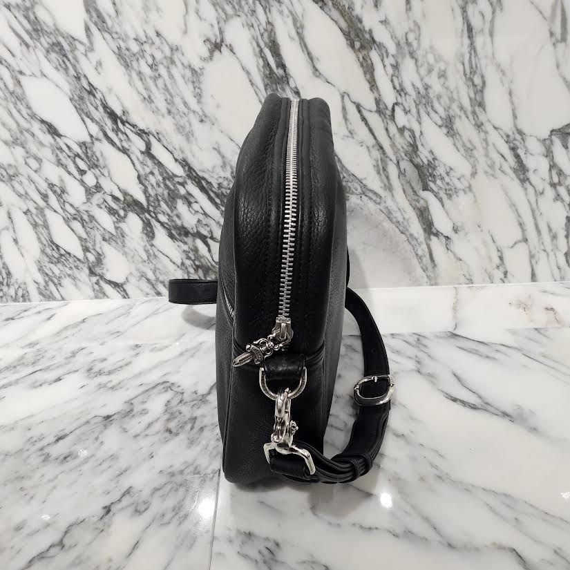 CHROME HEARTS TAKA BAG Leather Shoulder Bag クロムハーツ タカバッグ レザーショルダーバッグ