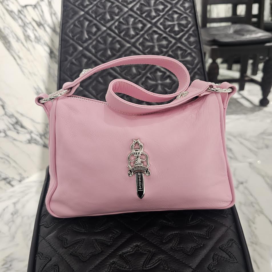 CHROME HEARTS CHICKEN NUGGET Small Leather Shoulder Bag "PINK" クロムハーツ チキンナゲット スモール レザーショルダーバッグ "ピンク"