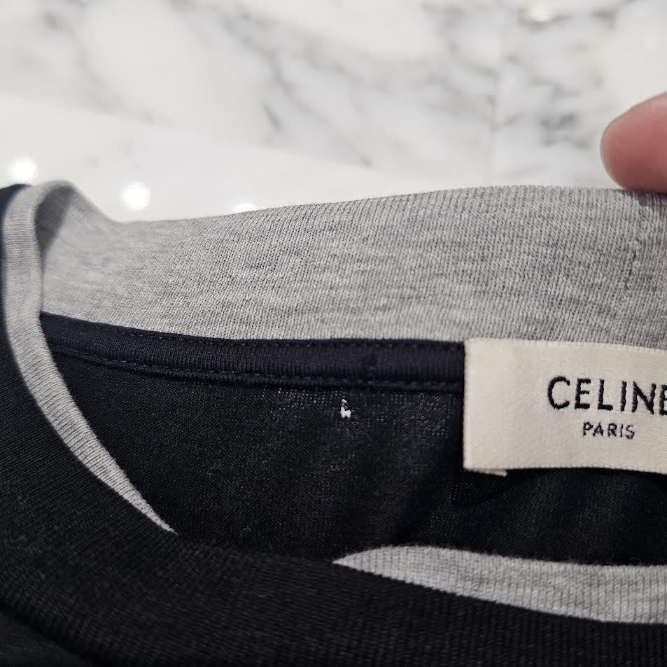 CELINE 2023SS 16 Skater Cotton Jersey Tee 2X87E671Q Size L セリーヌ 16 スケーター コットンジャージー Tシャツ サイズL