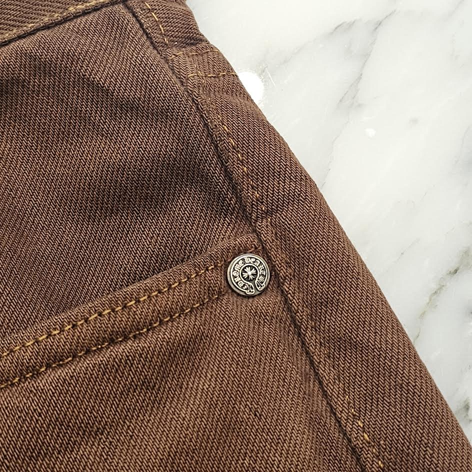 CHROME HEARTS × Levi's Body VNTG Harako Blend Leather Cross Patch Cotton Denim Pants Size 31 クロムハーツ × リーバイス ボディ ハラコブレンド レザークロスパッチ コットン デニムパンツ サイズ31