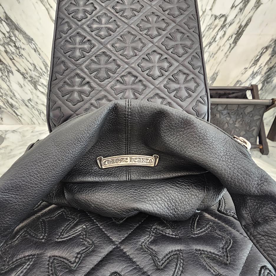 CHROME HEARTS SNAT PACK Mini Leather Waist Bag クロムハーツ ス