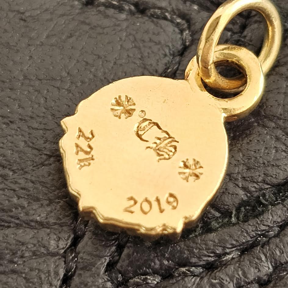 CHROME HEARTS 22K PEACE SIGN Pendant Top クロムハーツ 22K ピースサイン ペンダントトップ