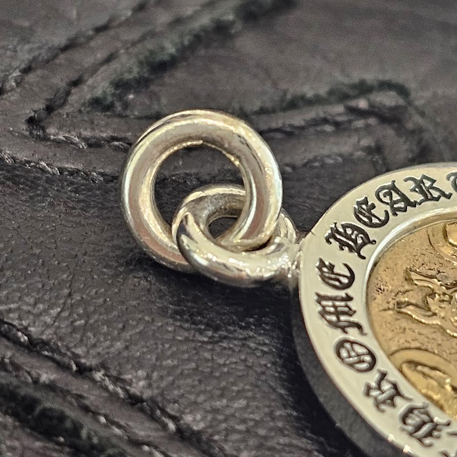 CHROME HEARTS ANGEL MEDAL Charm 22K & Silver 925 クロムハーツ