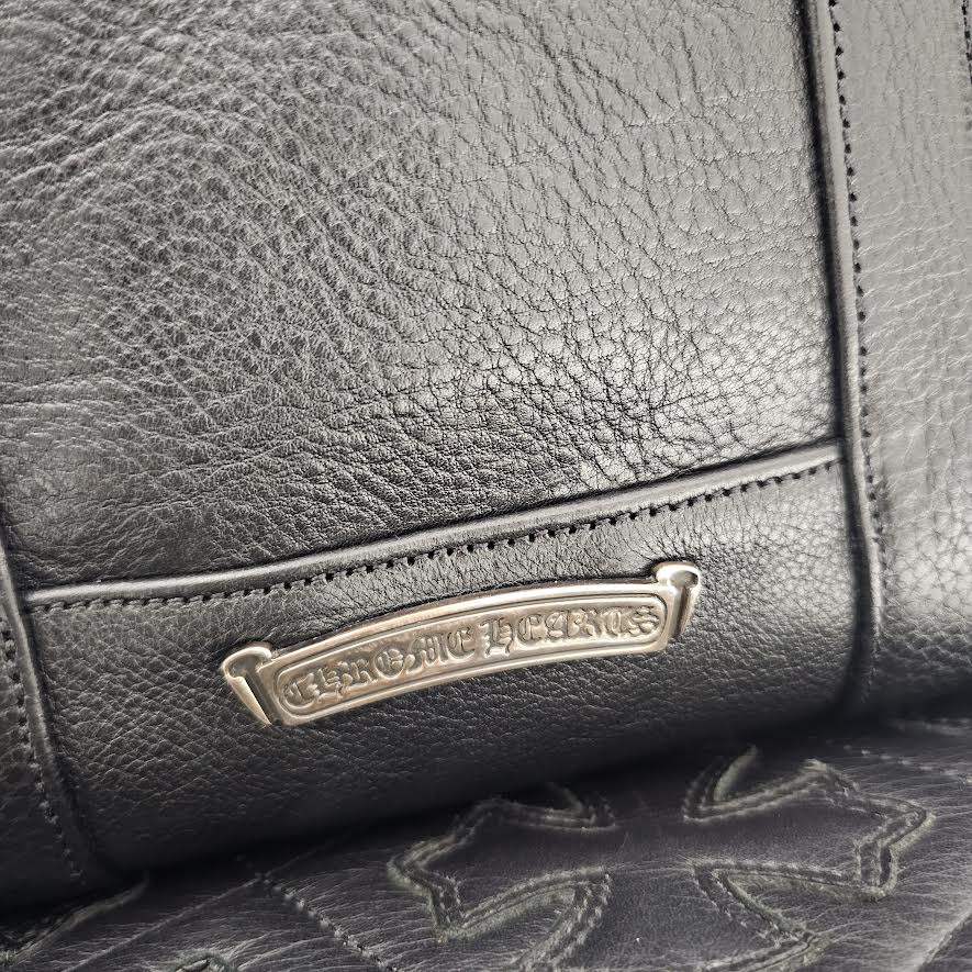 CHROME HEARTS 3 Cemetery Cross Leather Patch Tote Mini Bag クロムハーツ 3セメタリークロス レザーパッチ トート ミニ バッグ