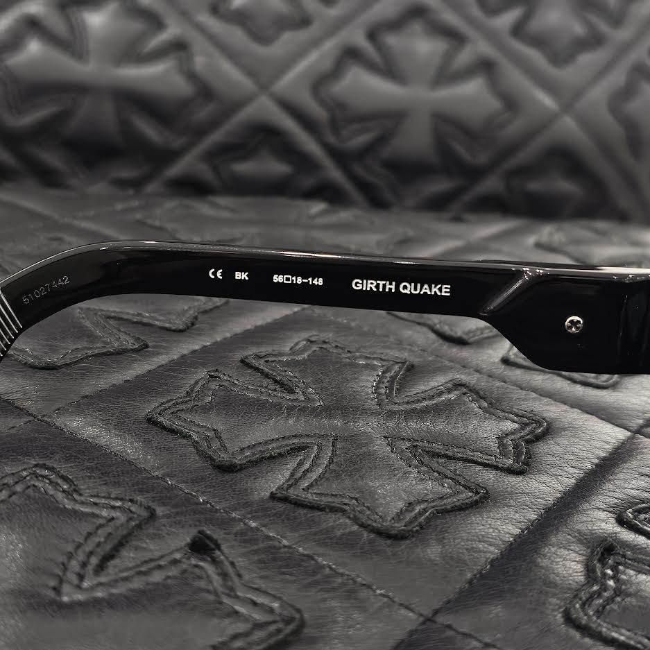 CHROME HEARTS GIRTH QUAKE Sunglasses Size 56口18-148 クロムハーツ ガース クウェイク サングラス サイズ56口18-148