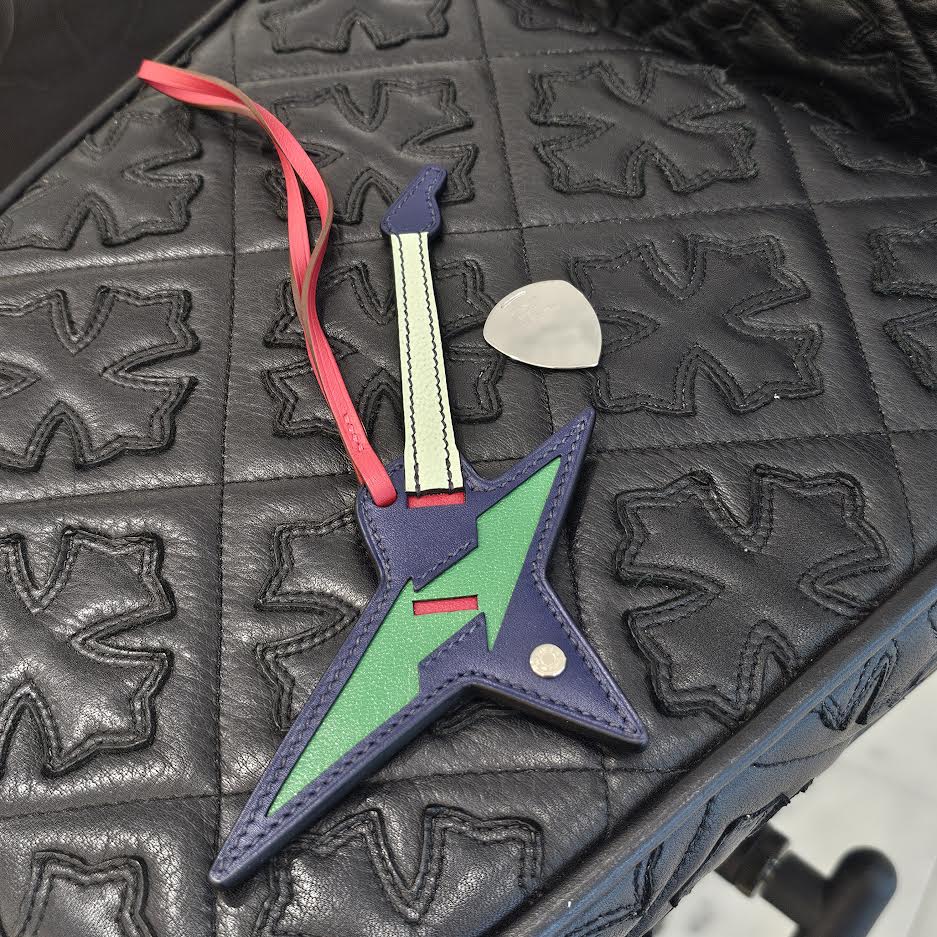 HERMES ROCK Leather Bag Charm H084080CJAE エルメス ロック レザー バッグチャーム