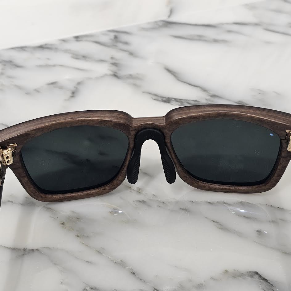 Chrome Hearts LILITH Ebony Wood Sunglasses "BROWN/DARK GREY" WEWE-18KGP Size 56□18-144 クロムハーツ リリス エボニー ウッド サングラス "ブラウン/ダークグレー" サイズ56□18-144