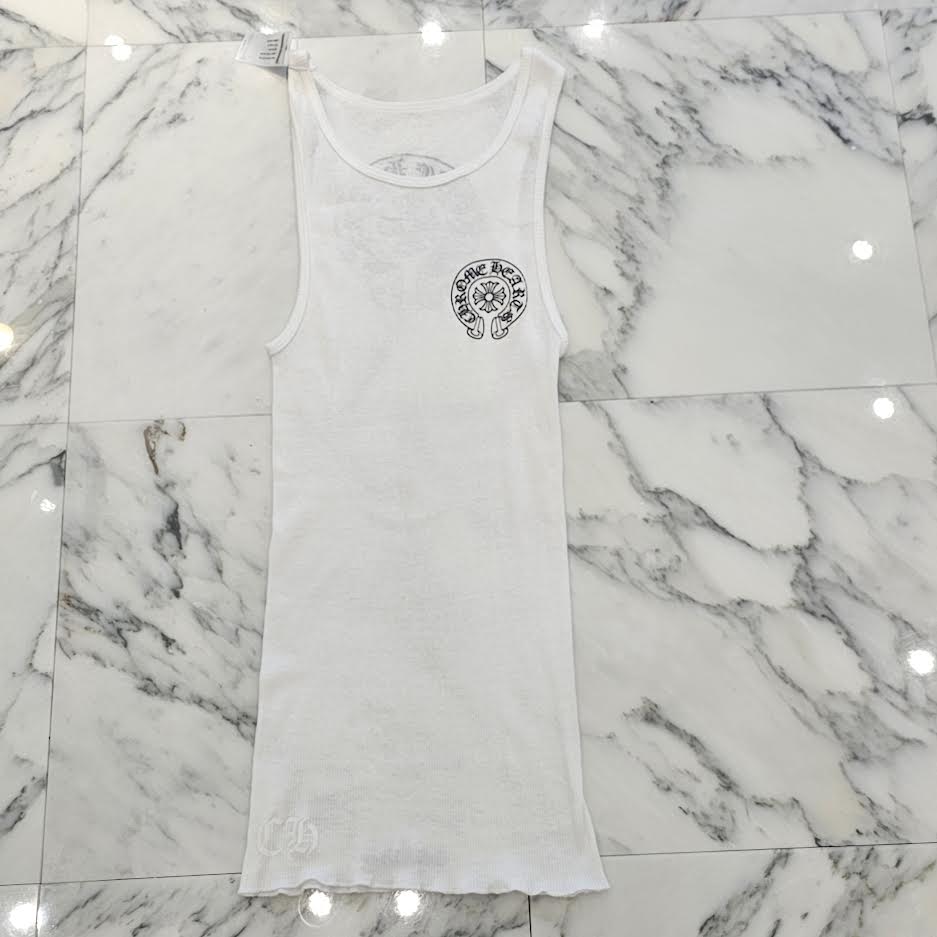 CHROME HEARTS Horseshoe Rib Tank Top Size M クロムハーツ ホースシュー リブ タンクトップ サイズM
