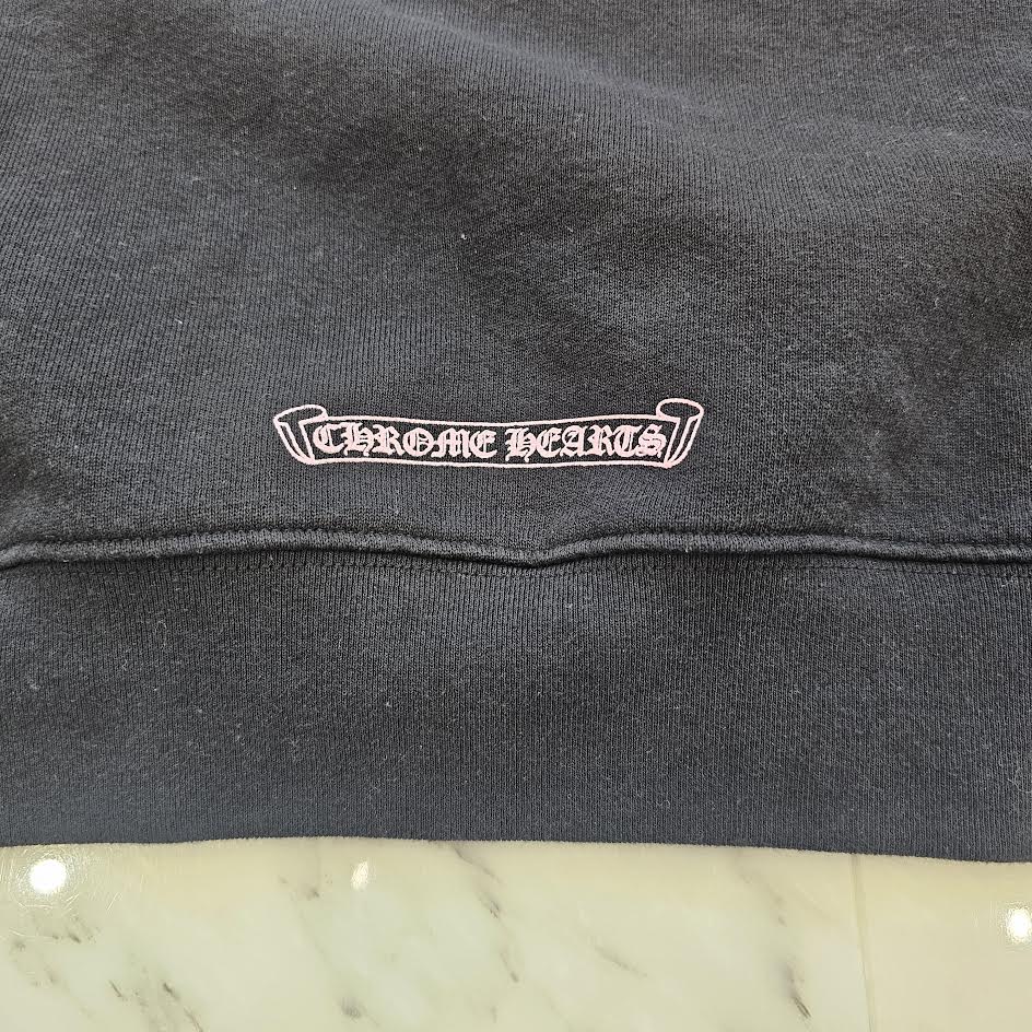 CHROME HEARTS × MATTY BOY Floral Cross USA Arch Logo Crewneck Sweat Shirt Size S クロムハーツ × マッティボーイ フローラルクロス USA アーチロゴ クルーネック スウェットシャツ サイズS