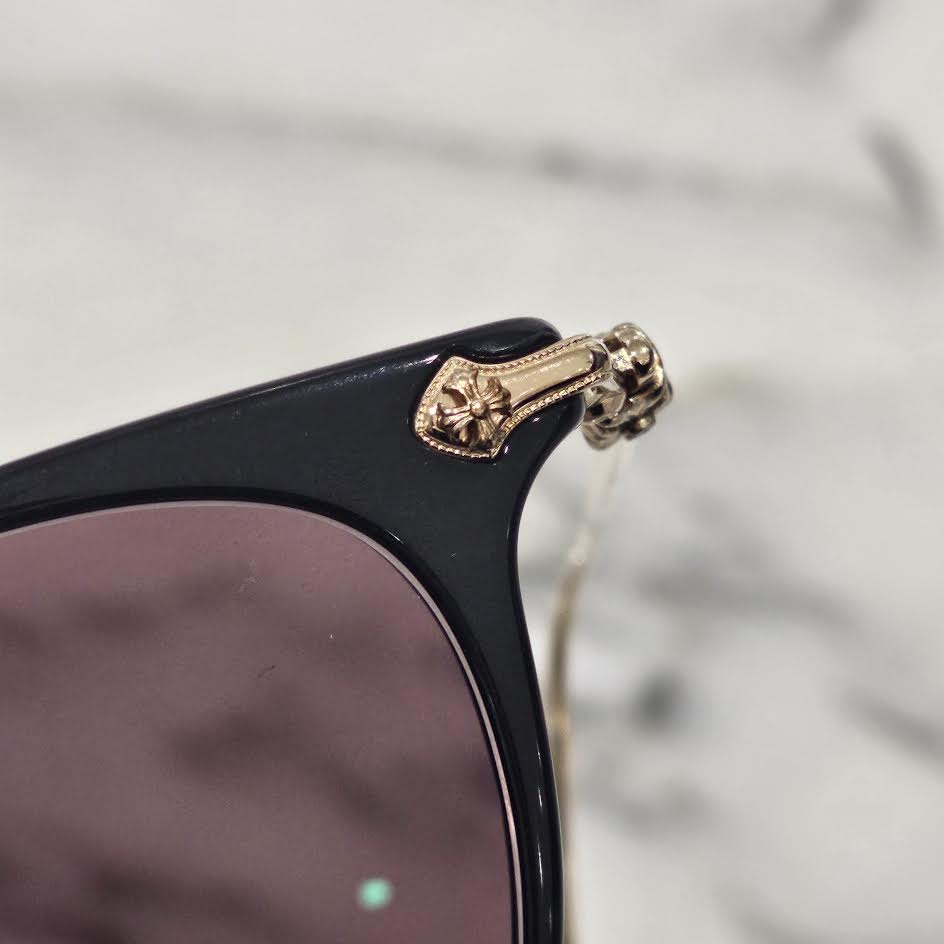 CHROME HEARTS SHAGASS Sunglasses "BLK/DARK BROWN/GOLD" クロムハーツ シャガース サングラス "ブラック/ダークブラウン/ゴールド"