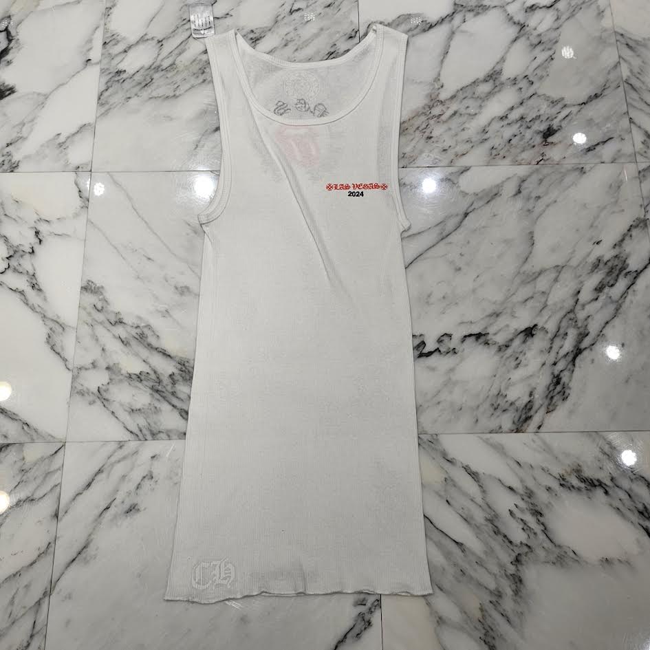 CHROME HEARTS × The Rolling Stones Las Vegas Limited Lip & Tongue Tank Top Size L クロムハーツ × ローリングストーンズ ラスベガス限定 リップ&タン タンクトップ サイズL