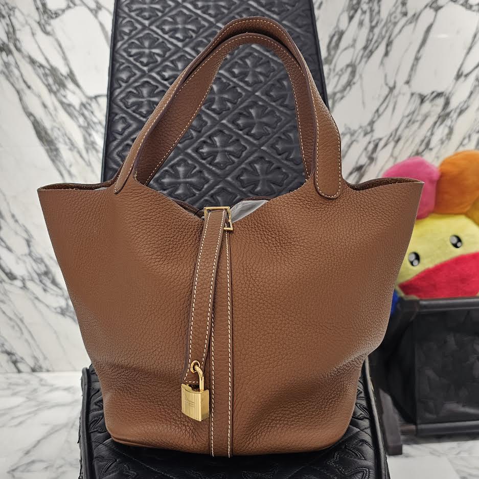 HERMES Picotin Lock MM "Fauve" U刻印 エルメス ピコタンロック MM "フォーヴ" サイズMM