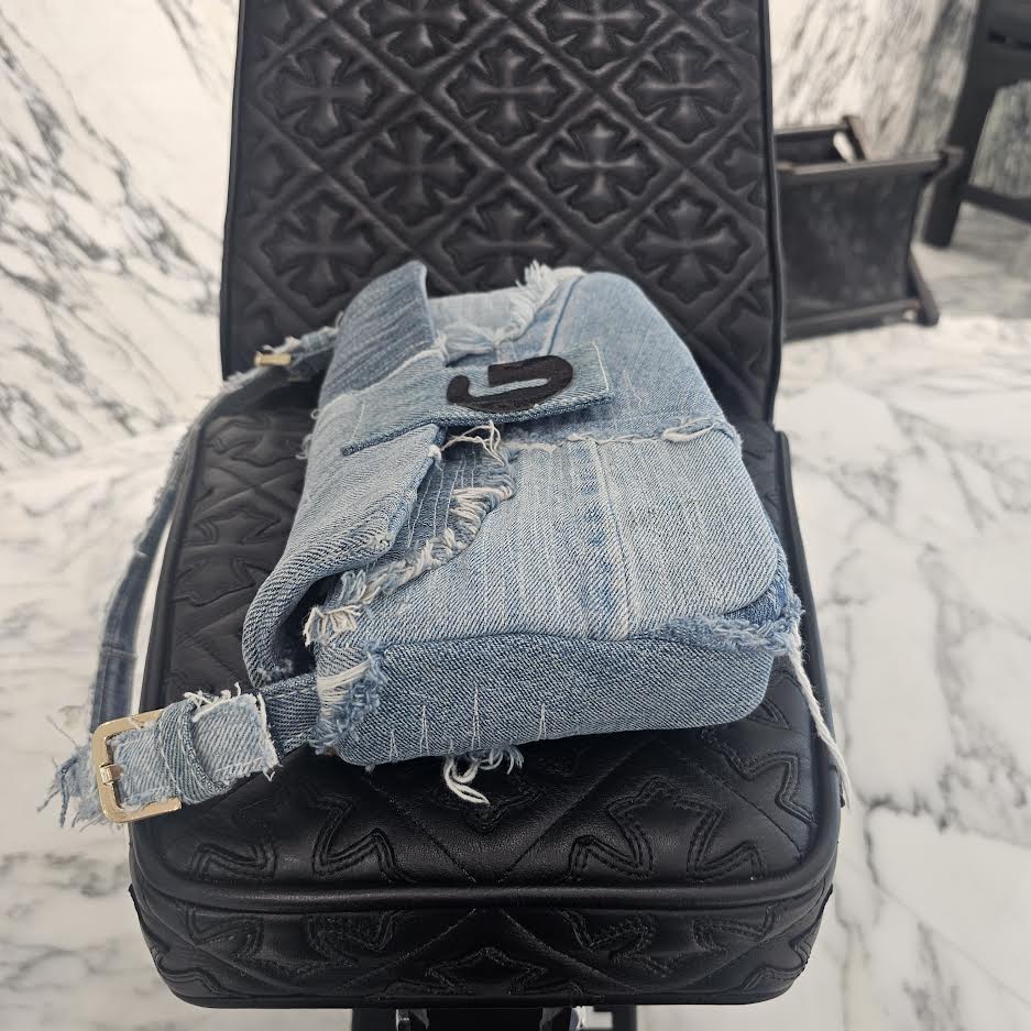 GALLERY DEPT. Josue Thomas ReMake Denim Messenger Bag ギャラリーデプト. ジョシュ トーマス リメイク デニム メッセンジャーバッグ