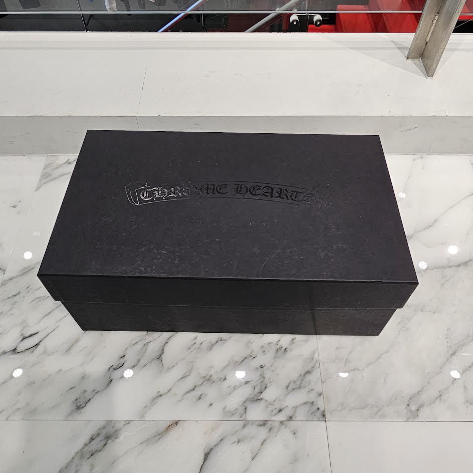 CHROME HEARTS CH Plus Leather Patch Dagger Slip On Size 40 クロムハーツ CHプラス レザーパッチ ダガー スリッポン サイズ40