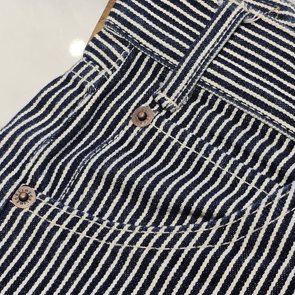 CELINE 2020SS Hickory Stripe Denim Flared Pants Size 28 セリーヌ ヒッコリー ストライプ デニム フレアパンツ サイズ28